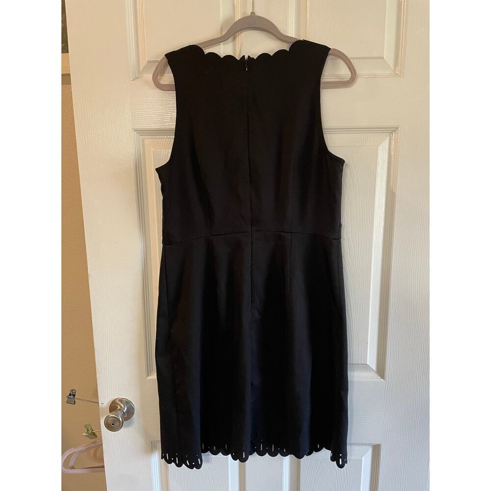 LOFT ANN TAYLOR Sleeveless eyelet collar & hem elegant beautiful Dress Sz 12.